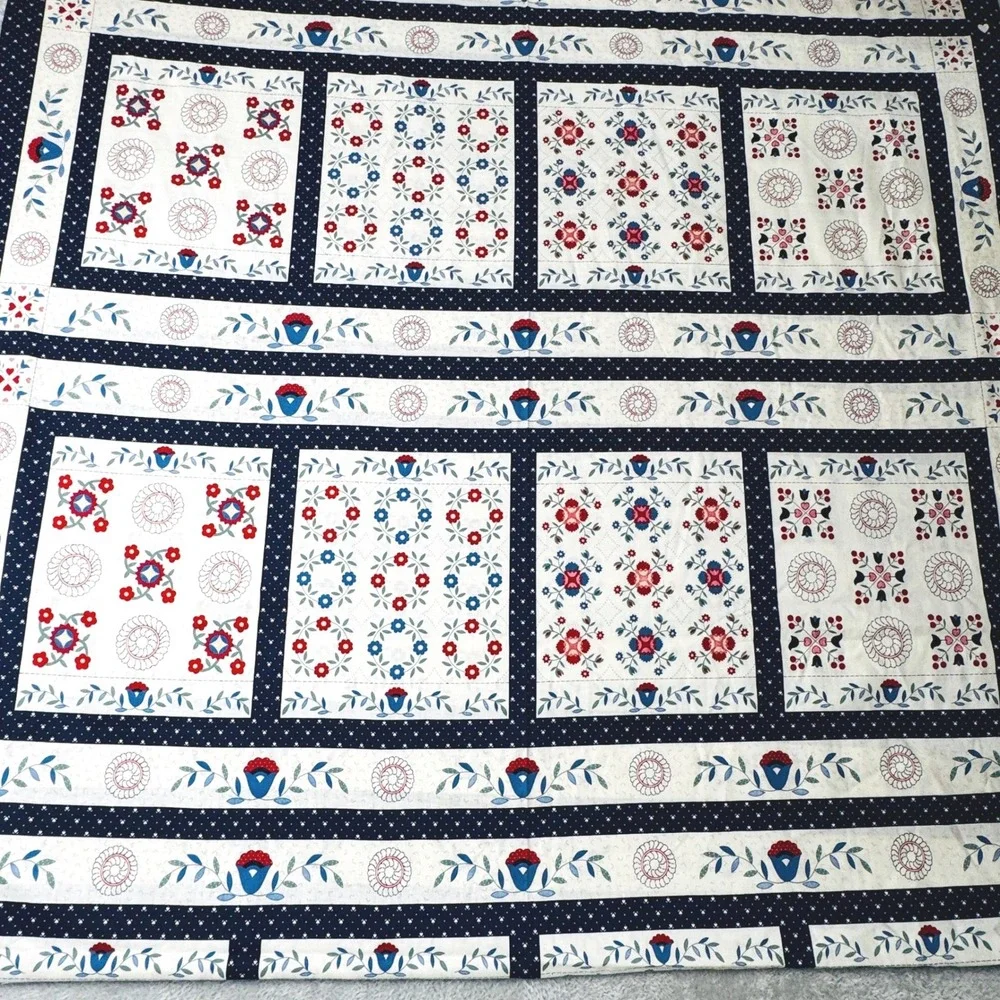 Vintage Wamsutta Cotton Quilt Fabric 5 Yards 44